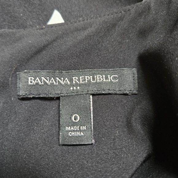 Banana Republic Factory Black And White Bow Dress 3/4 Bell Sleeve. Size 0 - Picture 9 of 13